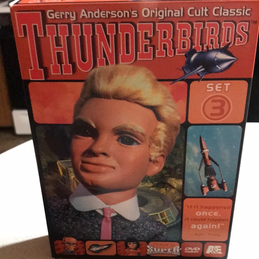 This is the 3rd set with volume 5 &6 of the classic 1965 TV Thunderbirds